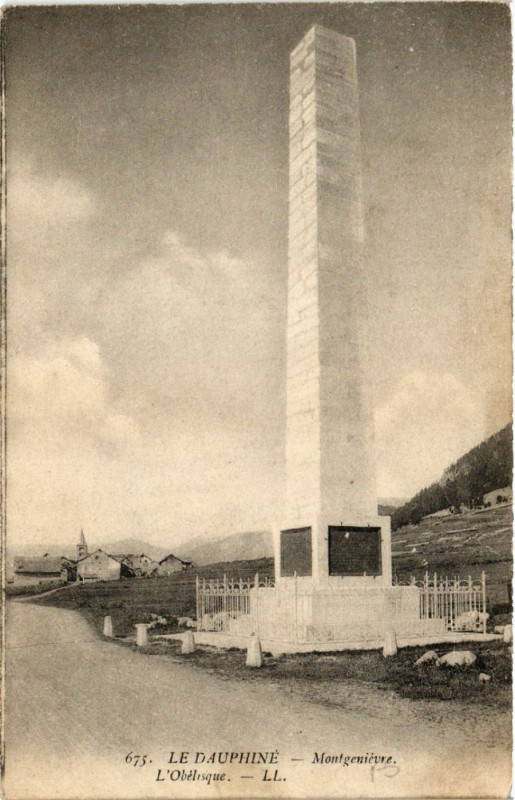 Carte postale ancienne Le Dauphine - Montgenievre