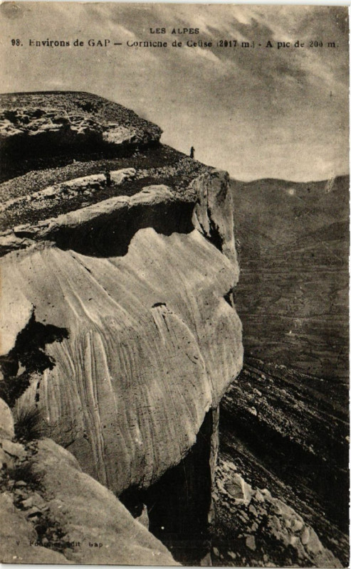 Carte postale ancienne Les Alpes - Environs de Gap - Corniene de CeÃ¼se à Gap