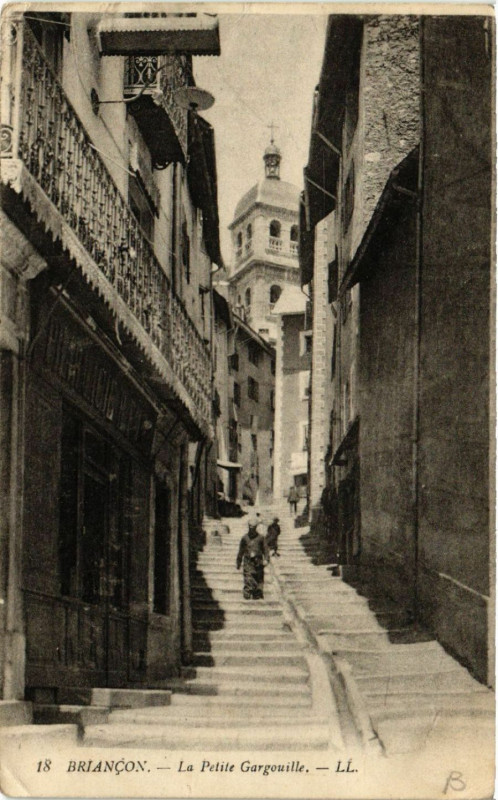 Carte postale ancienne Briancon - La Petite Gargouille à Briançon