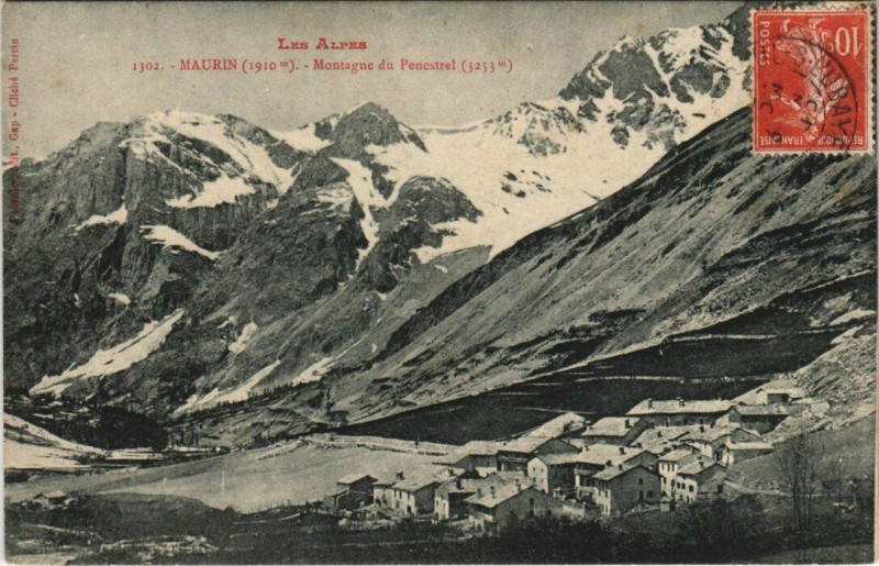 Carte postale ancienne Maurin - Montagne du Penestrel