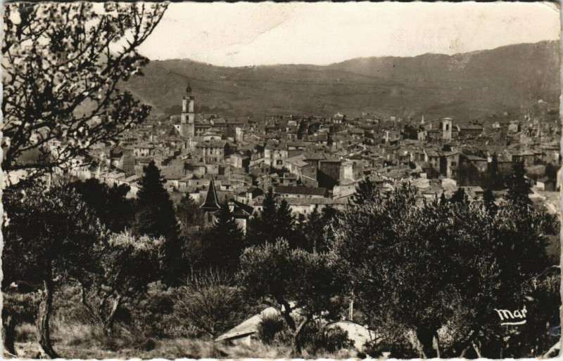 Carte postale ancienne Manosque - Vue générale à Manosque