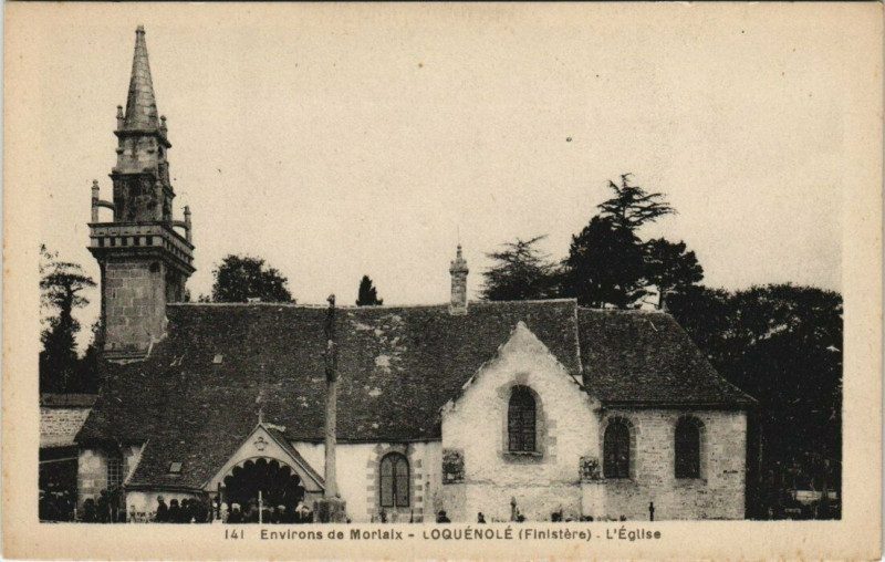 Carte postale ancienne Env. de Morlaix - Loquénolé à Morlaix