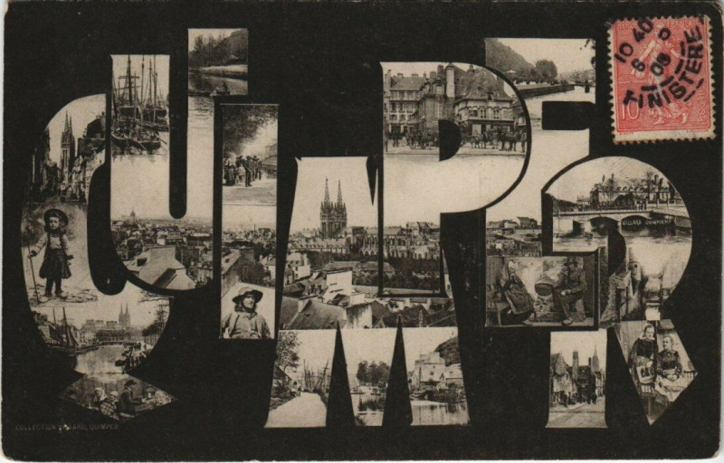 Carte postale ancienne Quimper à Quimper