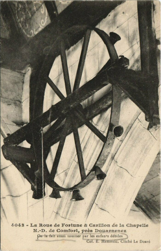 Carte postale ancienne La Roue de Fortune
