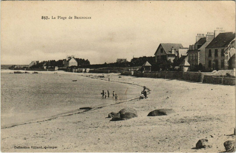 Carte postale ancienne La Plage de Brignogan