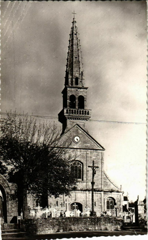 Carte postale ancienne Loctudy- Eglise France à Loctudy