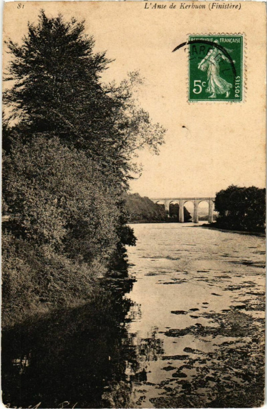 Carte postale ancienne L'Anse de Kerhuon