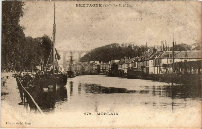 Carte postale ancienne Morlaix- France à Morlaix