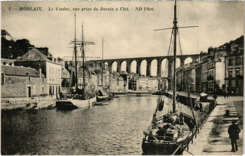 Carte postale ancienne Morlaix- Le Viaduc France à Morlaix