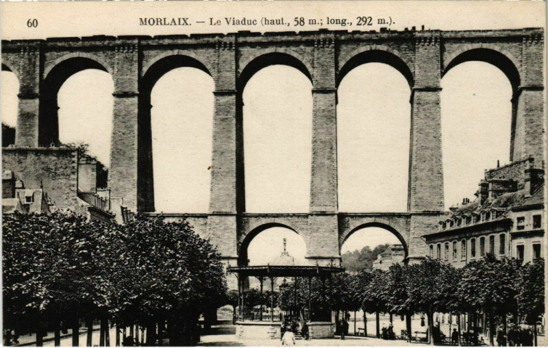 Carte postale ancienne Morlaix- Le Viaduc France à Morlaix