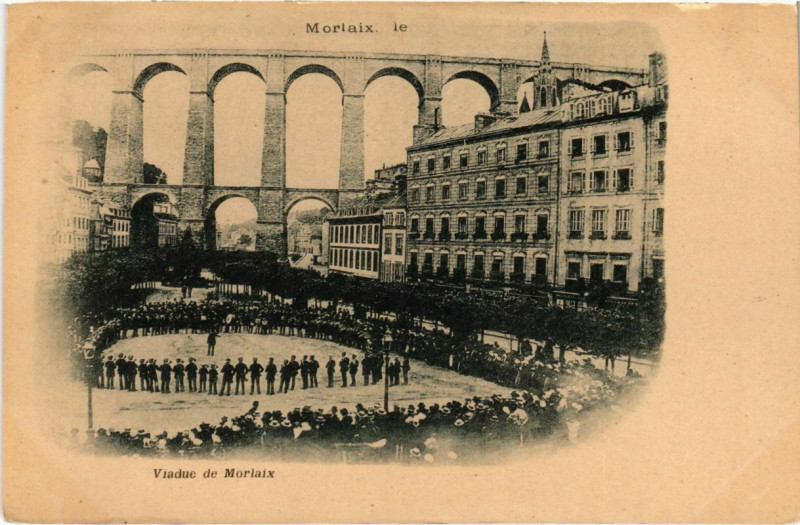 Carte postale ancienne Morlaix- Le Viaduc France à Morlaix