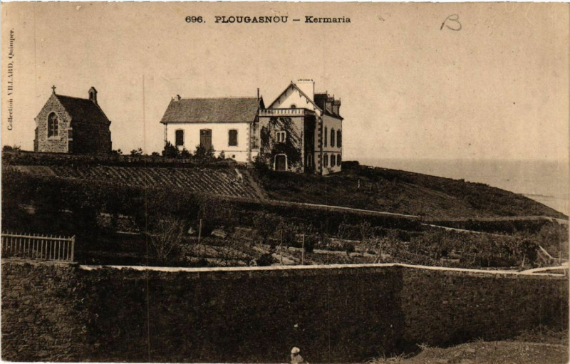 Carte postale ancienne Plougasnou - Kermarin à Plougasnou