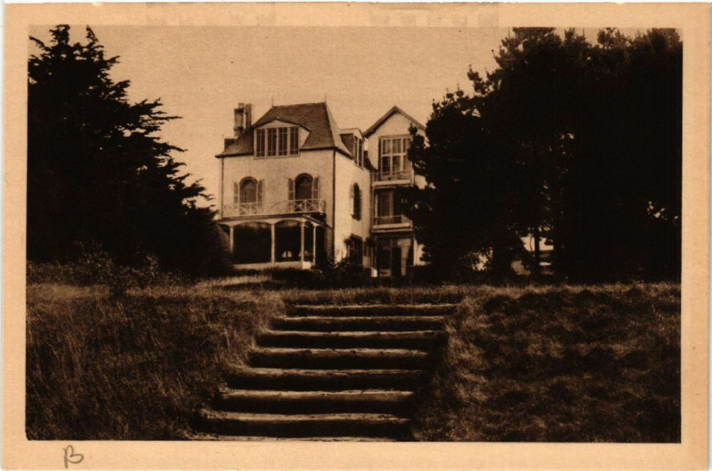 Carte postale ancienne Foyers Féminins de France - Villa Long Ael - Treboul (Finistrere)