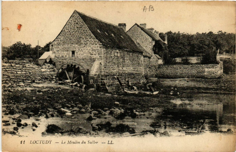 Carte postale ancienne Le Moulin du Suller à Loctudy