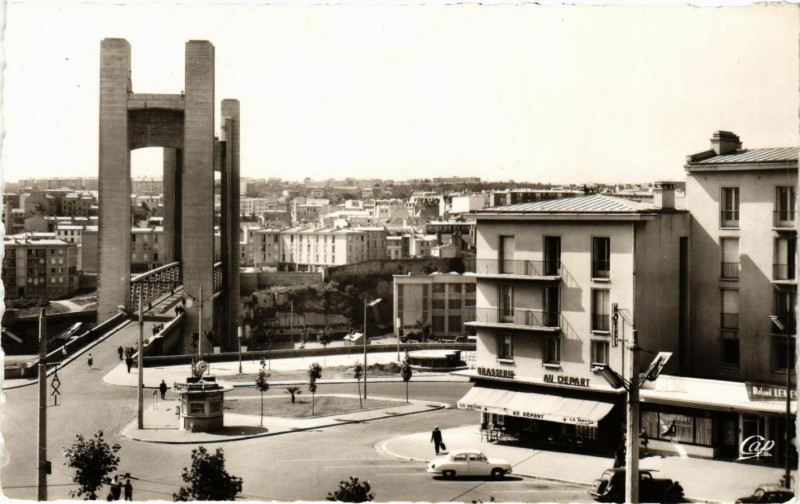 Carte postale ancienne Brest - Le Pont de Recouvrance à Brest
