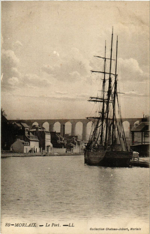 Carte postale ancienne Morlaix - Le Port à Morlaix