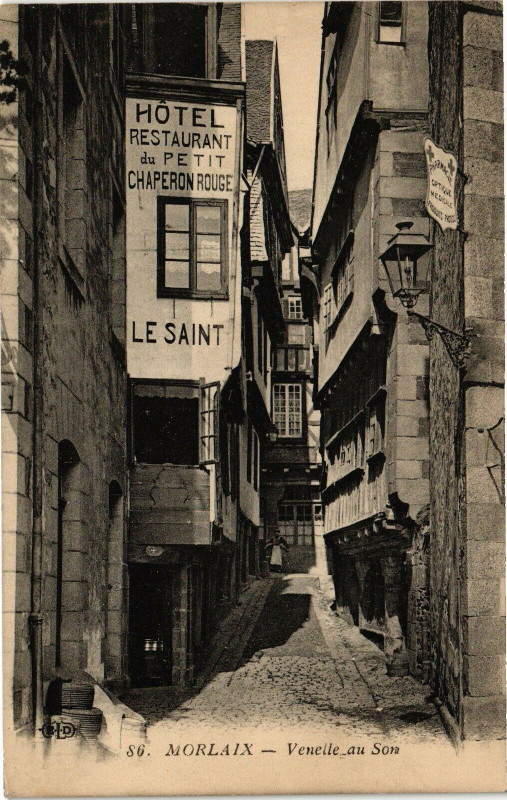 Carte postale ancienne Morlaix - Veneile au Son à Morlaix