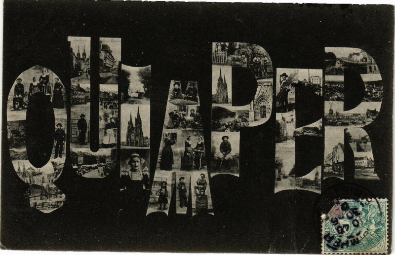 Carte postale ancienne Quimper à Quimper