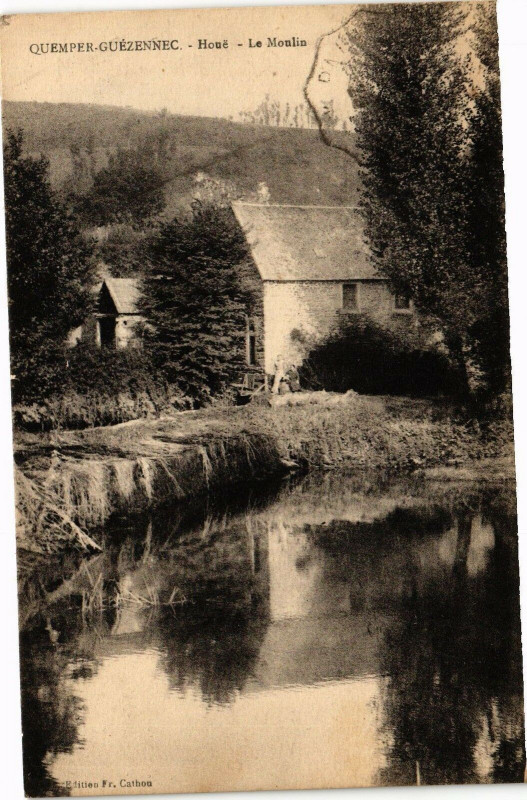 Carte postale ancienne Quimper - Guezennec - Houé - Le Moulin à Quimper