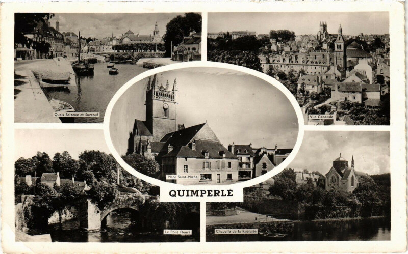 Carte postale ancienne Quimperle à Quimperlé