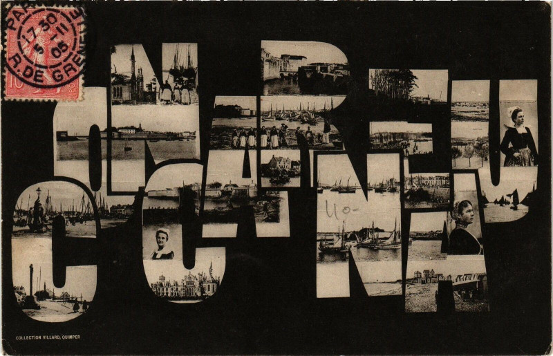 Carte postale ancienne Concarneau à Concarneau