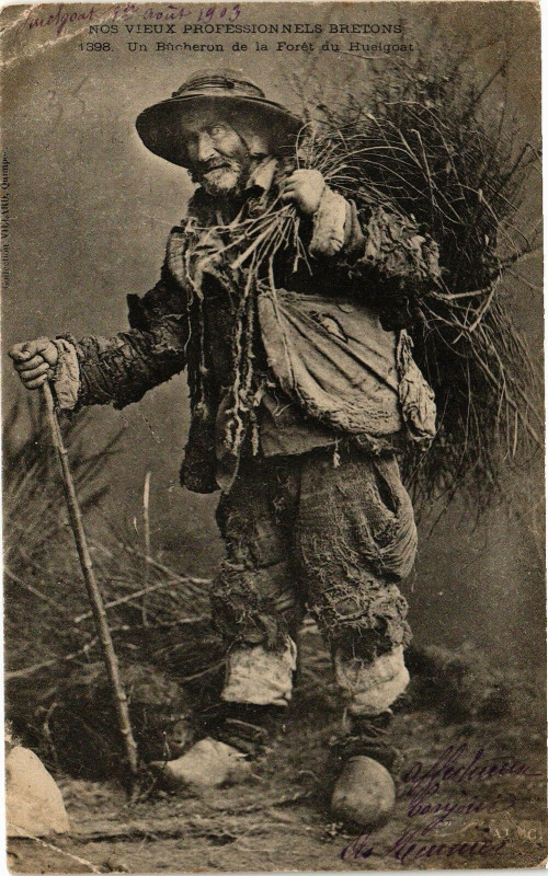 Carte postale ancienne Nos Vieux Professionnels Bretons