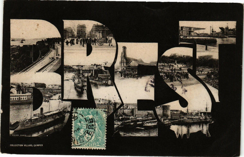 Carte postale ancienne Brest à Brest