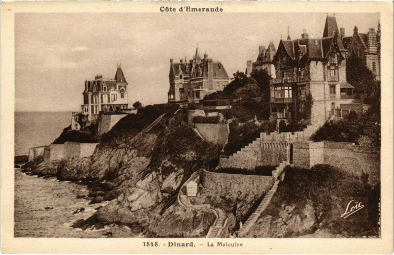 Carte postale ancienne Dinard - La Malouine à Dinard
