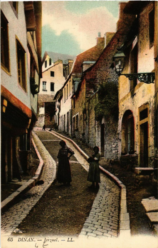 Carte postale ancienne Dinan - Jerzual à Dinan