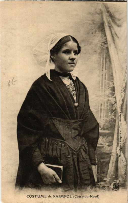 Carte postale ancienne Paimpol - Costume de Paimpol - Folklore - Type à Paimpol