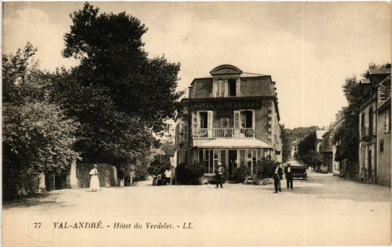 Carte postale ancienne Val-Andre - Hotel du Verdelet