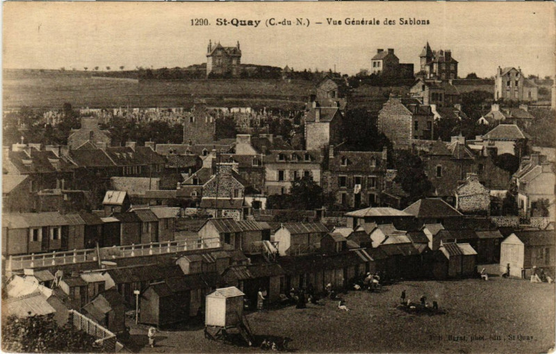 Carte postale ancienne Saint-Quay-Portrieux - Saint-Quay - Vue générale des Sablons à Saint-Quay-Portrieux