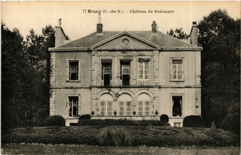 Carte postale ancienne Erquy - Chateau de Noirmont à Erquy
