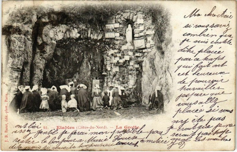 Carte postale ancienne ÃTABLES - La Grotte
