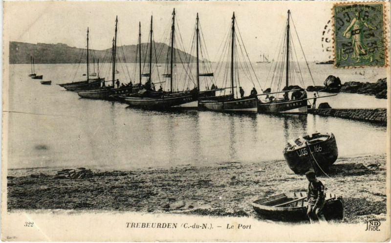 Carte postale ancienne Trebeurden - Le Port à Trébeurden
