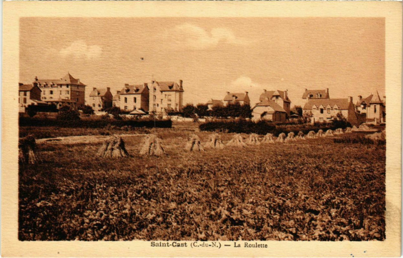 Carte postale ancienne Saint-Cast - La Roulette