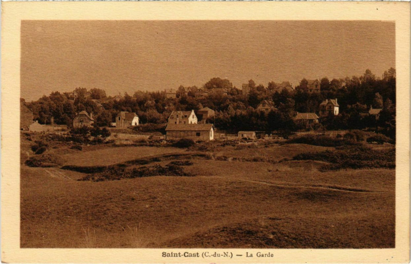 Carte postale ancienne Saint-Cast - La Garde