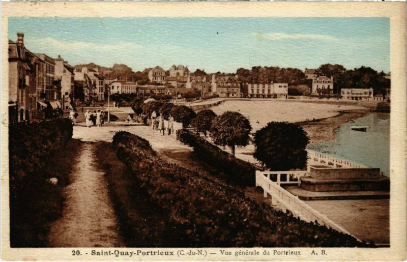 Carte postale ancienne Saint-Quay-Portrieux - Vue generale du Portrieux à Saint-Quay-Portrieux