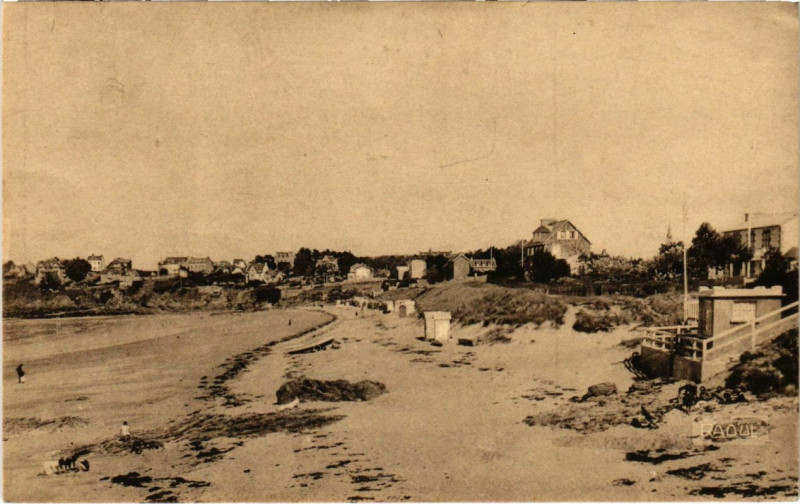 Carte postale ancienne Lancieux - La Plage à Lancieux