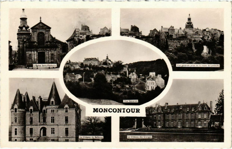 Carte postale ancienne Moncontour à Moncontour