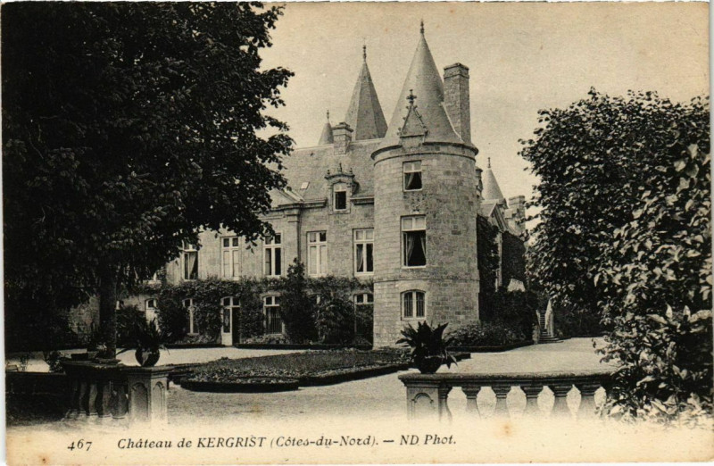 Carte postale ancienne Chateau de Kergrist