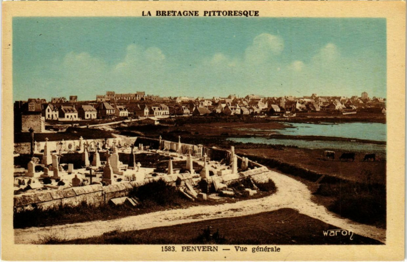 Carte postale ancienne Penvern - Vue generale