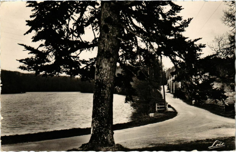 Carte postale ancienne Paimpont - L'Etang es Forges