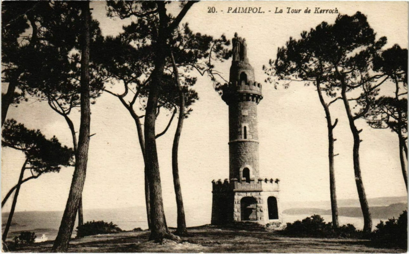 Carte postale ancienne Paimpol - Le Tour de Kerroch à Paimpol