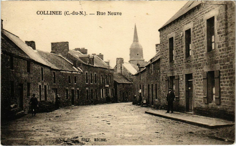Carte postale ancienne Collinee - Rue Neuve