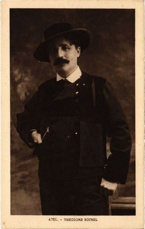 Carte postale ancienne Theodor Botrel