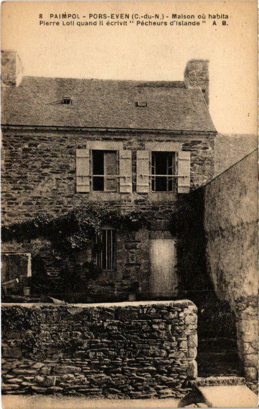 Carte postale ancienne Paimpol - Pors Even à Paimpol
