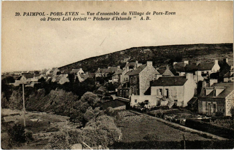 Carte postale ancienne Paimpol - Vue d'Ensemble à Paimpol