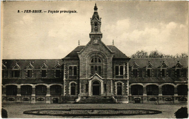 Carte postale ancienne Pen-Bron - Facade principale