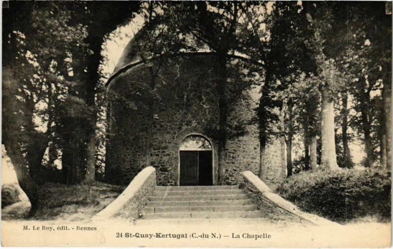 Carte postale ancienne Saint-Quay-Kertugal - La Chapelle
